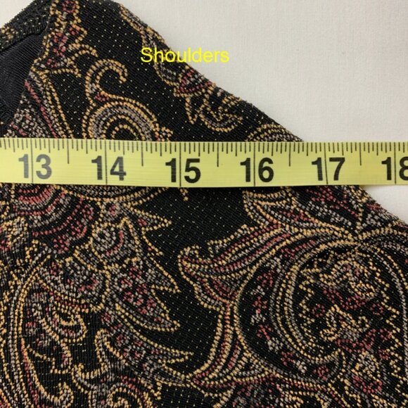 ConradC Long Sleeve Paisley Shirt/Top Size Small - Picture 3 of 8